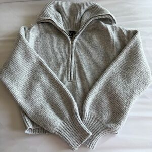 Windsor Gray Ribbed Sweater